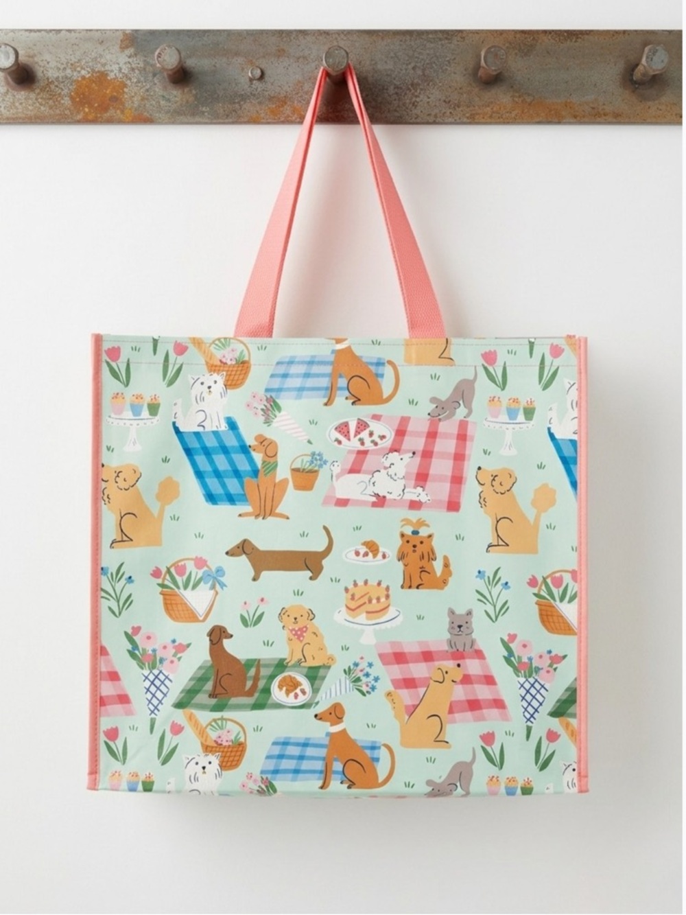 NWOT Adorable Dogs Reusable Tote‎ Bag 🐾